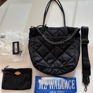 MZ Wallace Black Madison Quatro Tote EEUC